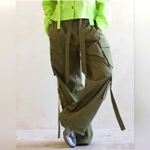 The Notorious Kia x The Drop Women's Martini Olive Belted Cargo Pants